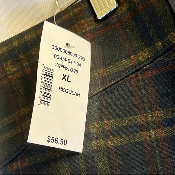 Ricki's Women's Leggings XL Regular Plaid Yellow Red - Picture 8 of 15